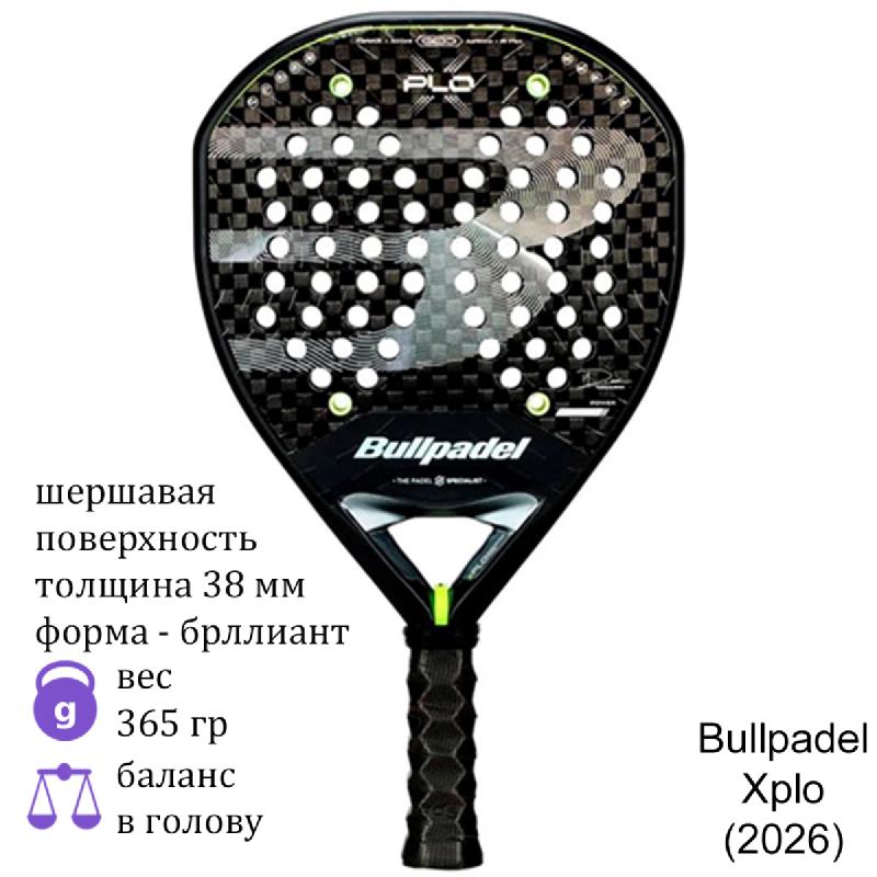 Ракетка для падела Bullpadel Xplo (2026)