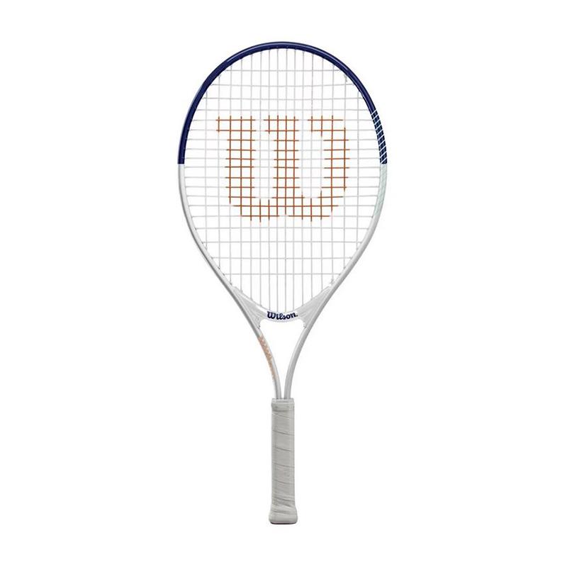 Детская теннисная ракетка Wilson Roland Garros Elite Comp 26" White/Blue