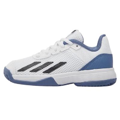 Детские теннисные кроссовки Adidas Courtflash White/Black/Blue