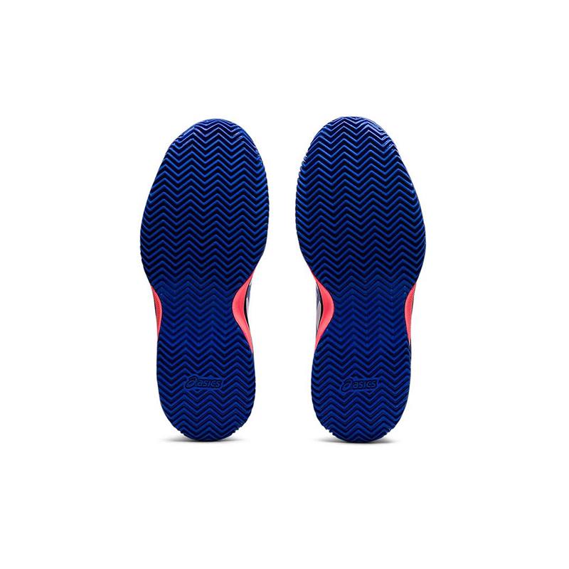 Детские теннисные кроссовки Asics Gel-Resolution 8 GS Clay White/Lazuri Blue