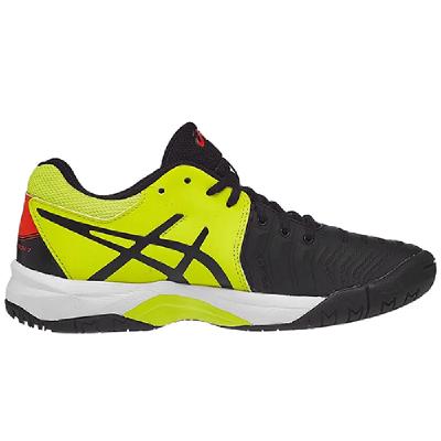 Детские теннисные кроссовки Asics Gel-resolution 7 Black/Yellow