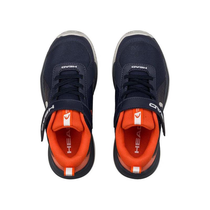 Детские теннисные кроссовки Head Sprint Velcro 4.0 Dark Blue/Red