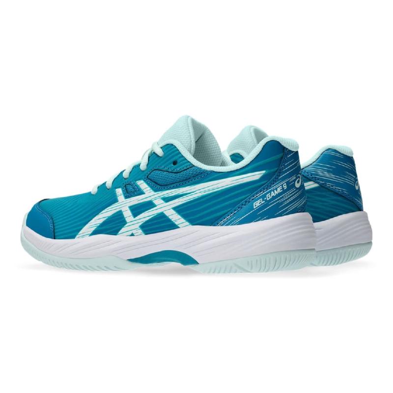 Кроссовки детские Asics Gel-Game 9 GS - Teal Blue/White