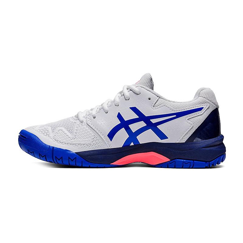 Детские теннисные кроссовки Asics Gel-Resolution 8 GS Clay White/Lazuri Blue