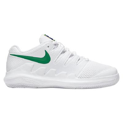Кроссовки детские Nike Court Jr. Vapor X (Белый/Зеленый)