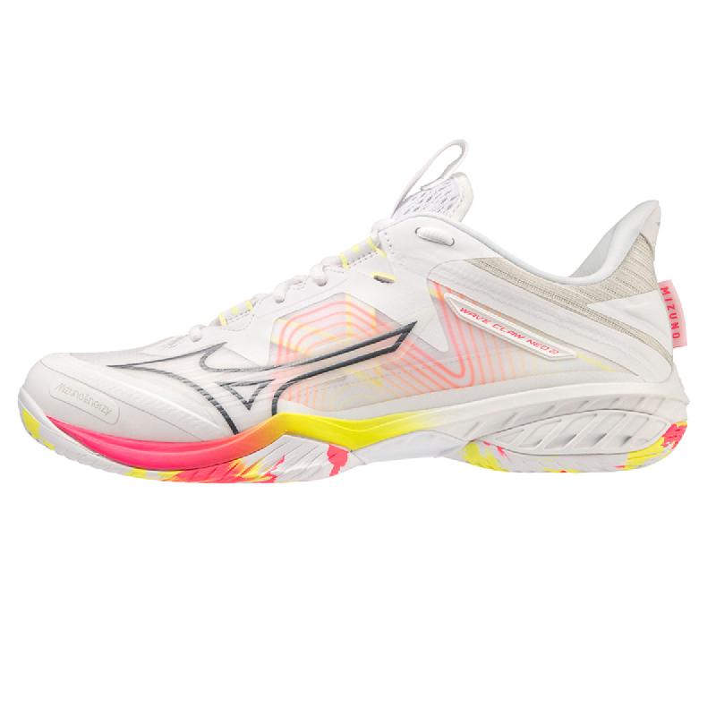 Кроссовки для бадминтона Mizuno Wave Claw Neo 2 White/Lunarrock/Hvispink