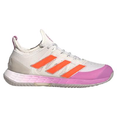 Кроссовки женские Adidas Adizero Ubersonic 4 W (Белый/Фиолетовый/Красный)