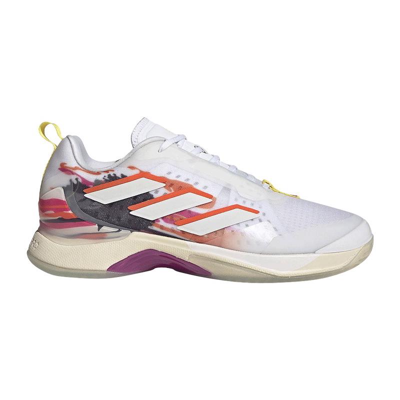 Кроссовки женские Adidas Avacourt (Белый/Оранжевый/Розовый)