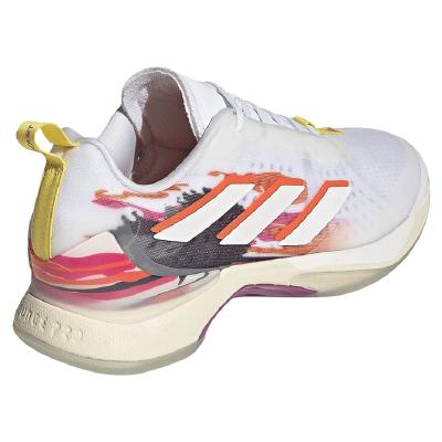 Кроссовки женские Adidas Avacourt (Белый/Оранжевый/Розовый)
