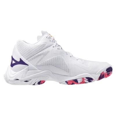 Кроссовки женские Mizuno Wave Lightning Z8 (White/VioletIndigo/CamelliaRos)