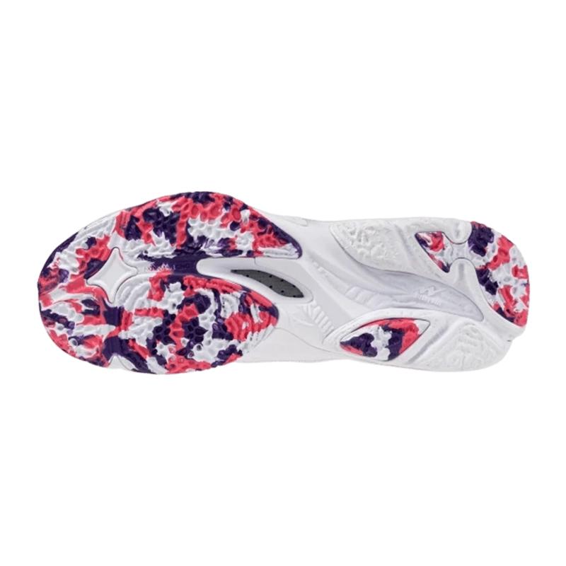 Кроссовки женские Mizuno Wave Lightning Z8 (White/VioletIndigo/CamelliaRos)