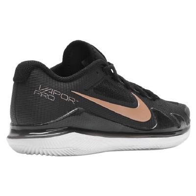 Кроссовки женские Nike Air Zoom Vapor Pro (Черный/Золотой)