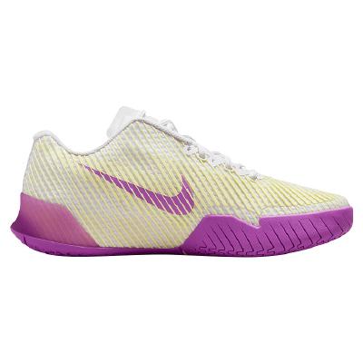 Кроссовки женские Nike Court Air Zoom Vapor 11 (Белый/Фиолетовый/Желтый)