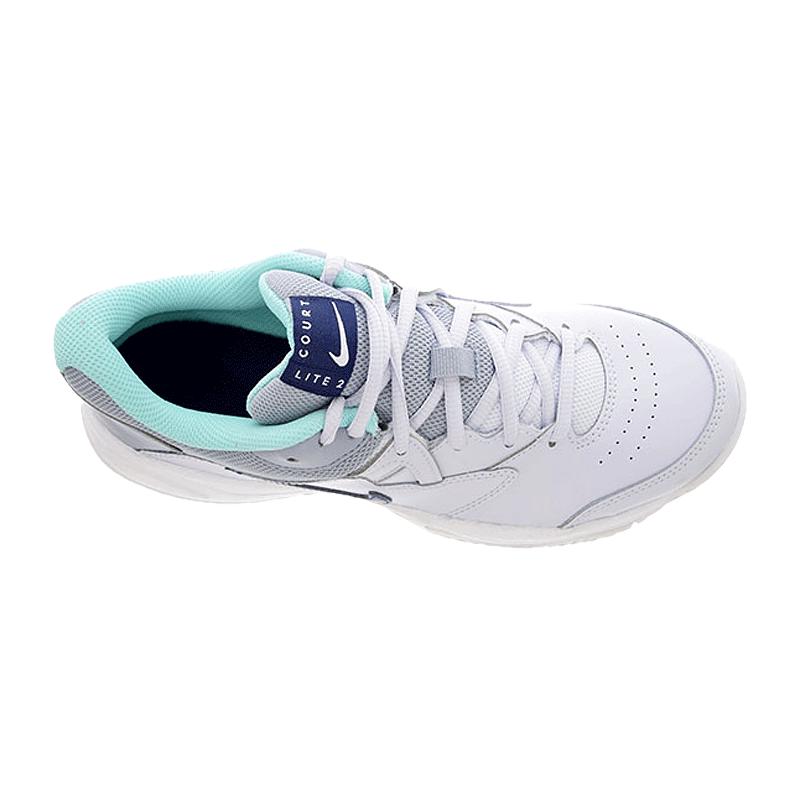 Теннисные кроссовки женские Nike Court Lite 2 (Голубой)
