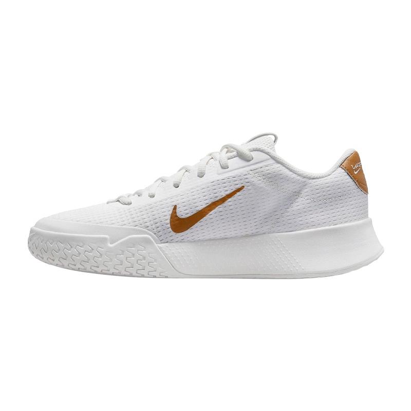 Кроссовки женские Nike Court Vapor Lite 2 (Белый/Коричневый)