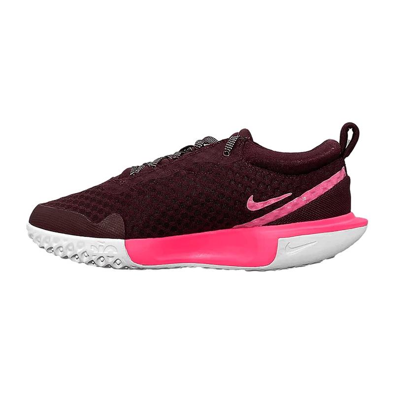 Кроссовки женские Nike Court Zoom Pro Premium (Бордовый/Розовый)