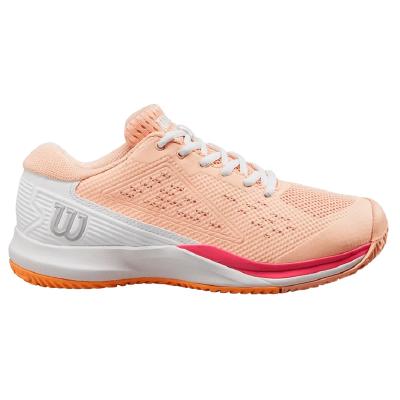 Кроссовки женские Wilson Rush Pro Ace W (Peach Parfait/White/Tangerine)