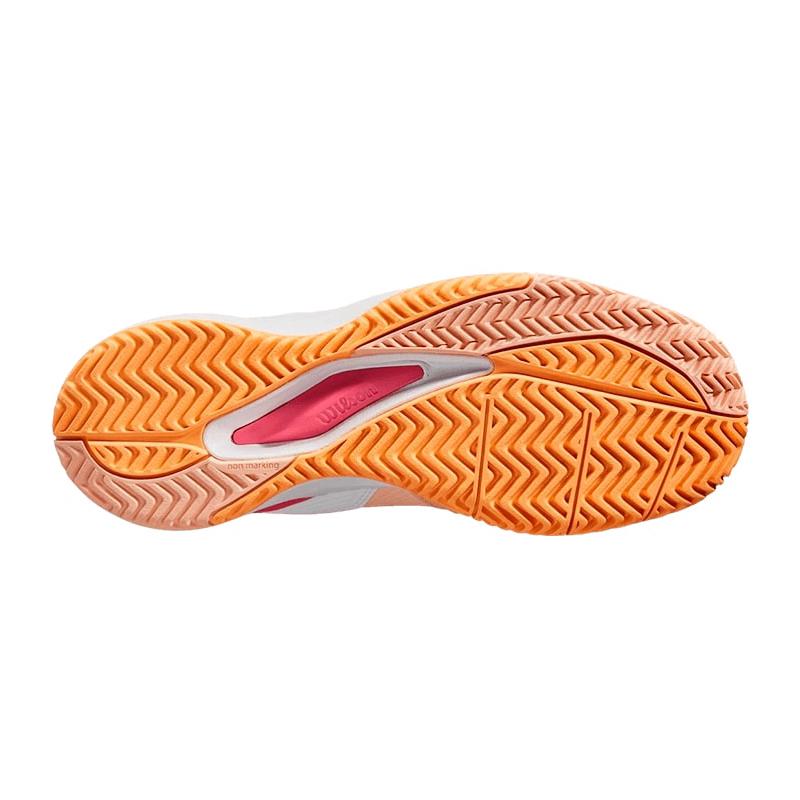 Кроссовки женские Wilson Rush Pro Ace W (Peach Parfait/White/Tangerine)