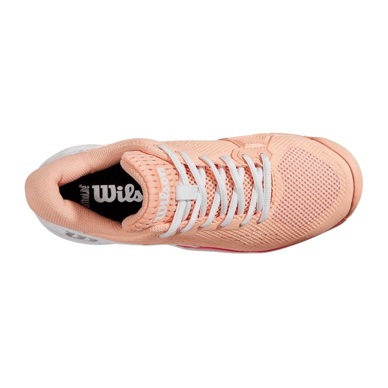 Кроссовки женские Wilson Rush Pro Ace W (Peach Parfait/White/Tangerine)
