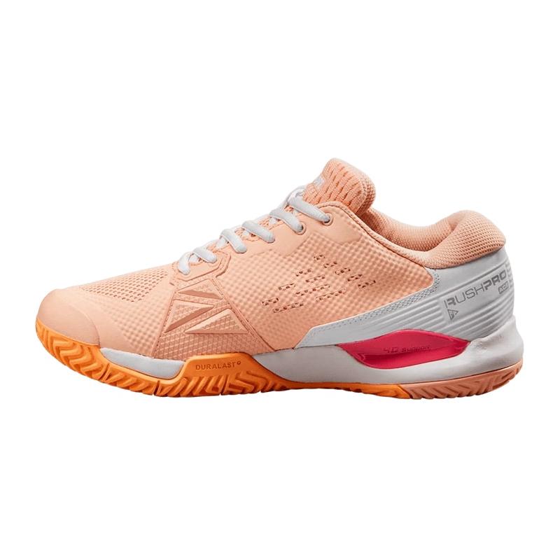 Кроссовки женские Wilson Rush Pro Ace W (Peach Parfait/White/Tangerine)