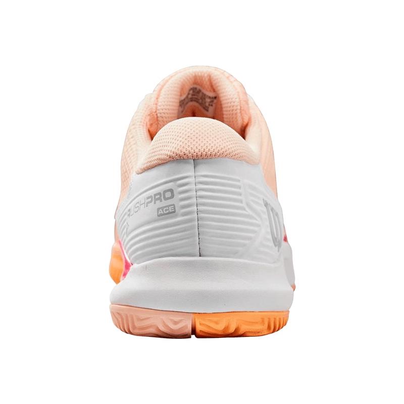 Кроссовки женские Wilson Rush Pro Ace W (Peach Parfait/White/Tangerine)