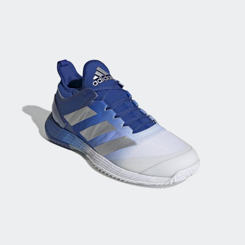 Кроссовки мужские Adidas Adizero Ubersonic 4 (Синий/Белый)