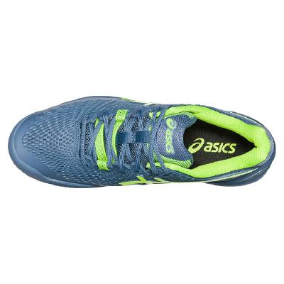 Кроссовки мужские Asics Gel-Resolution 9 (Steel blue/Hazard green)