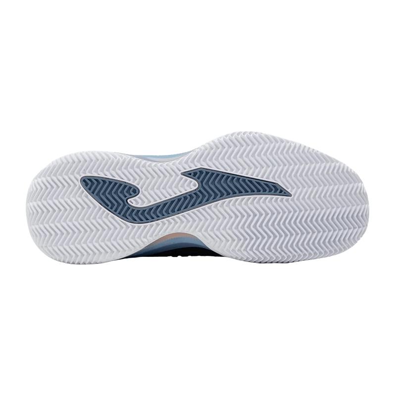 Кроссовки мужские Joma Roland Men Clay (Black/Light Blue)