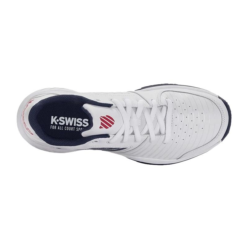 Кроссовки мужские K-Swiss Court Express (White/Blue Opal/Lollipop)