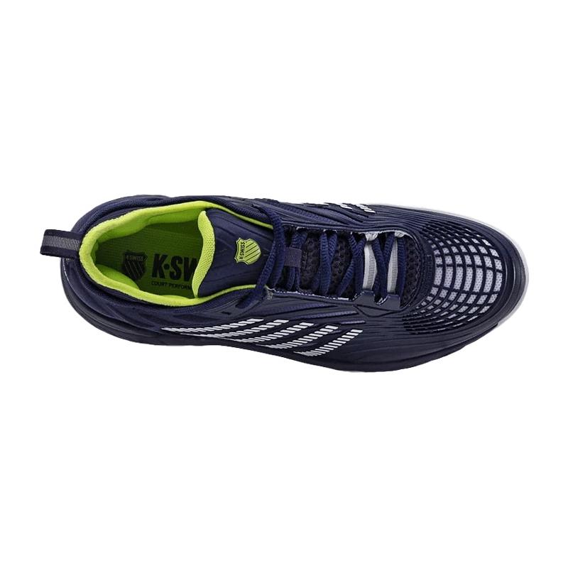 Кроссовки мужские K-Swiss Hypercourt Supreme 2 HB Clay (Peacoat/White/Lime Green)