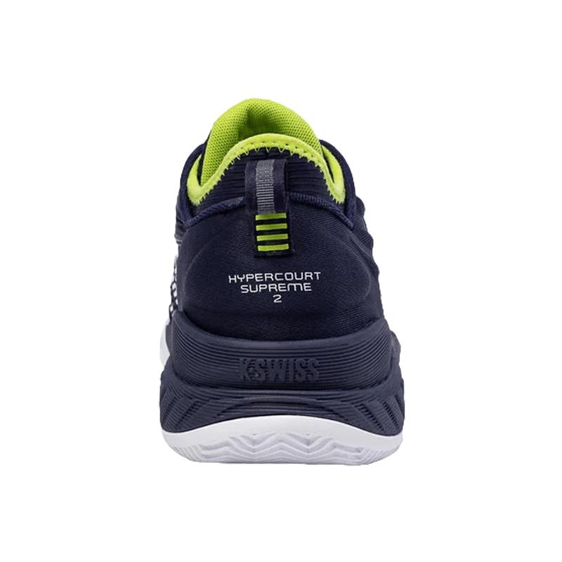 Кроссовки мужские K-Swiss Hypercourt Supreme 2 HB Clay (Peacoat/White/Lime Green)
