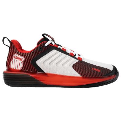Кроссовки мужские K-Swiss Ultrashot 3 (Bright White/Stretch Limo/High Risk Red)