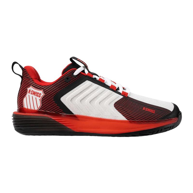 Кроссовки мужские K-Swiss Ultrashot 3 (Bright White/Stretch Limo/High Risk Red)