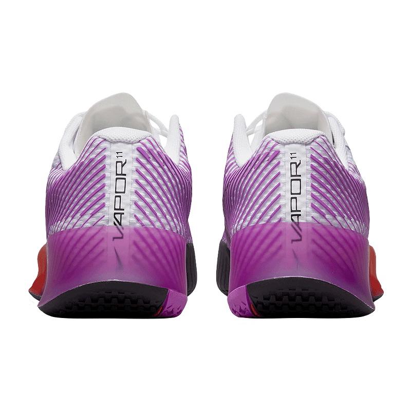 Кроссовки мужские Nike Court Air Zoom Vapor 11 (Белый/Фиолетовый/Красный)