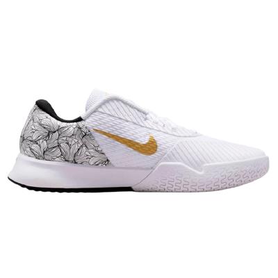 Кроссовки мужские Nike Court Air Zoom Vapor Pro 2 (White/Black/Metallic Gold)