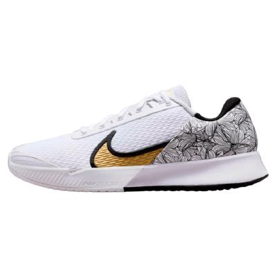 Кроссовки мужские Nike Court Air Zoom Vapor Pro 2 (White/Black/Metallic Gold)