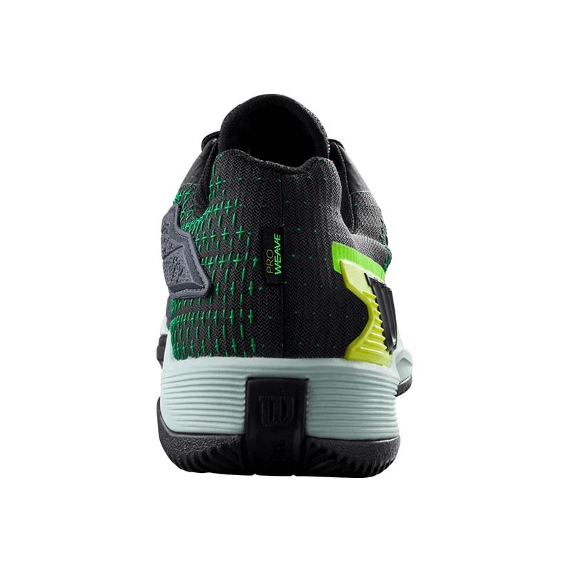 Кроссовки мужские Wilson Rush Pro Extra Duty M (Black/Safety Yellow/Green)