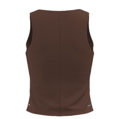 Майка женская Nata Sleeveless T-shirt - Shaved Chocolate