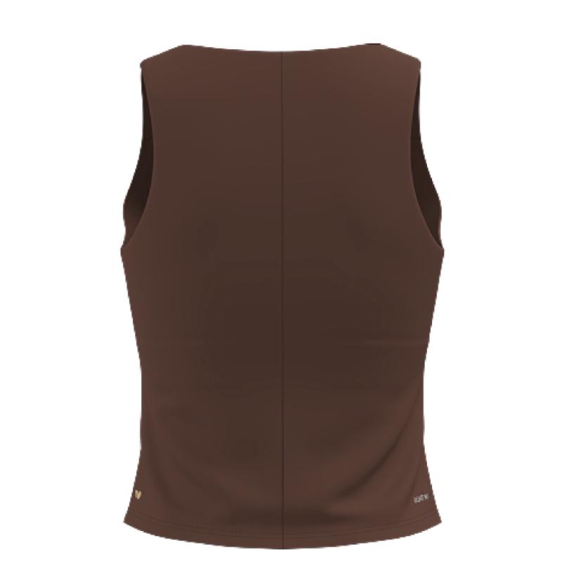 Майка женская Nata Sleeveless T-shirt - Shaved Chocolate