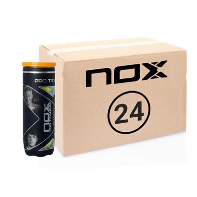 Мячи для падела Nox Pro Titanium 72 мяча (24 x 3)