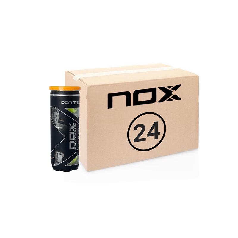 Мячи для падела Nox Pro Titanium 72 мяча (24 x 3)