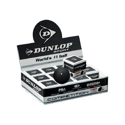 Мячи для сквоша Dunlop Competition 1x-Yellow 12 (12x1)