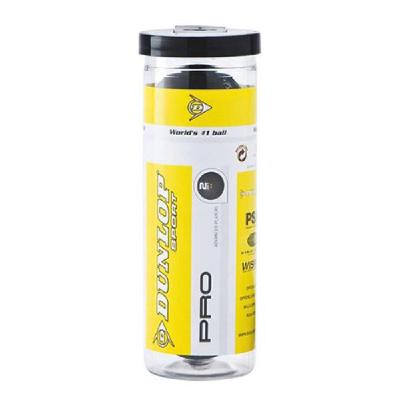 Мячи для сквоша Dunlop Pro 2 желтых точки 3 мяча