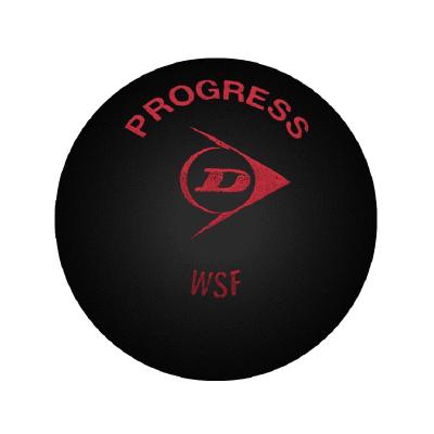 Мяч для сквоша Dunlop Progress 1x-Red