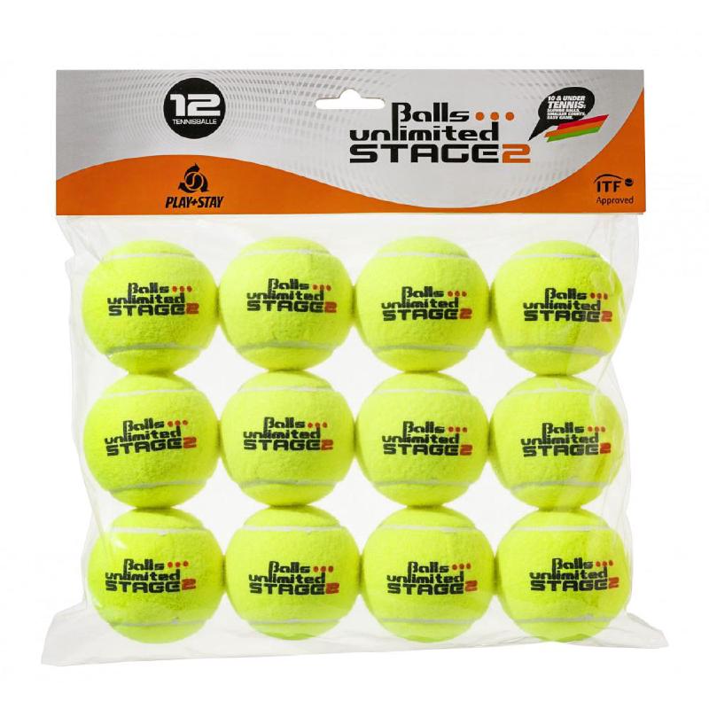 Мячи Unlimited Stage 2 (orange) 12 мячей упаковка