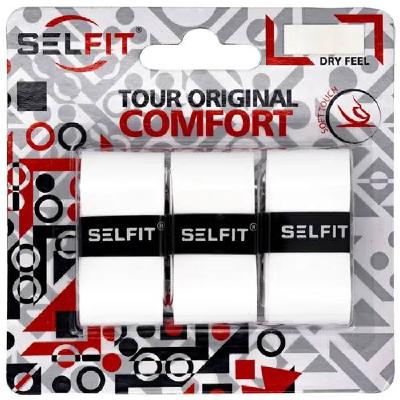 Намотка овергрип SELFIT Tour Original Comfort белая 0,55 мм 3 шт