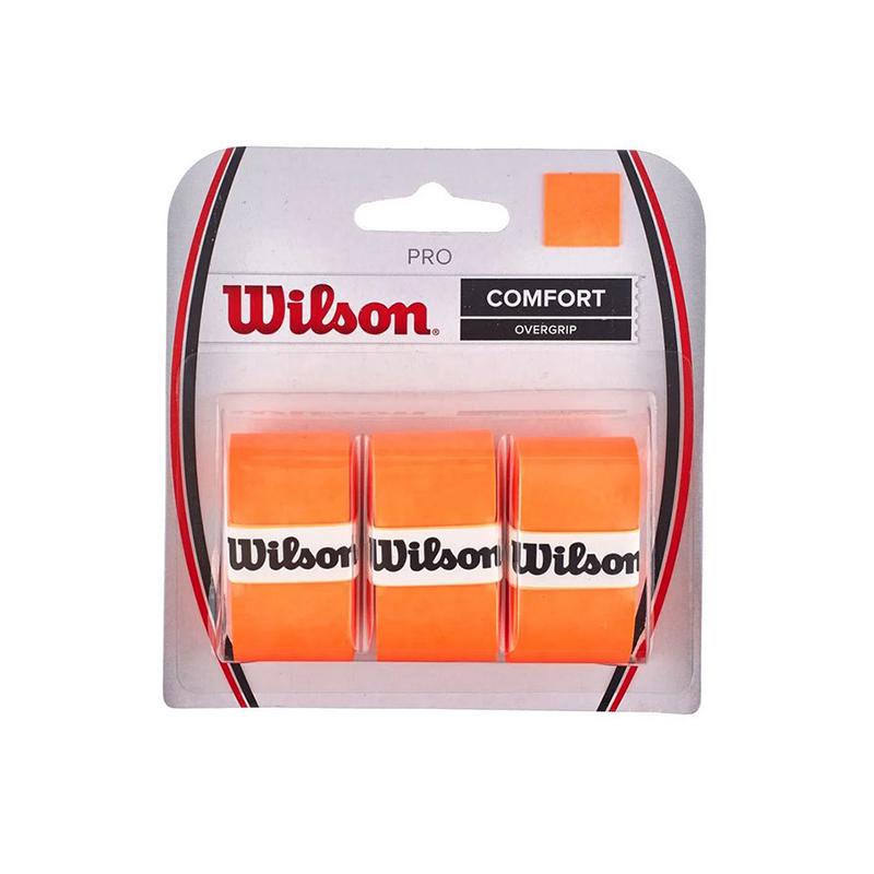 Намотка Wilson Pro Overgrip Comfort Orange 3 штуки