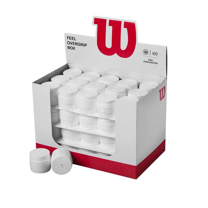 Намотка Wilson Pro Overgrip Perforated White Box 60 штук