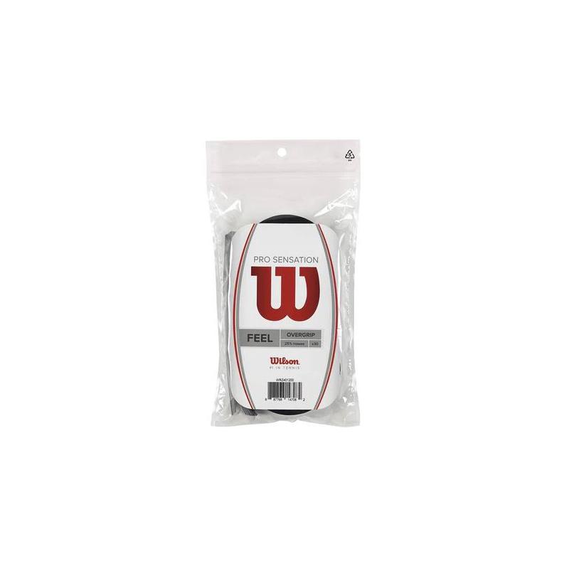 Намотка Wilson Pro Overgrip Sensation Black 30 штук