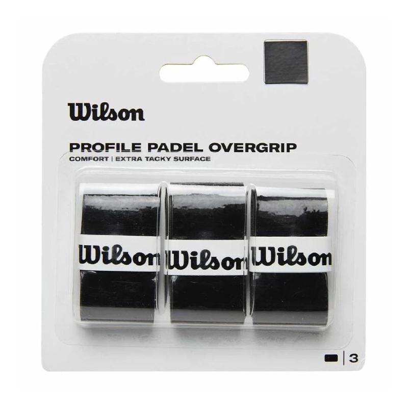 Овергрип Wilson Profile Padel Black 3 штуки